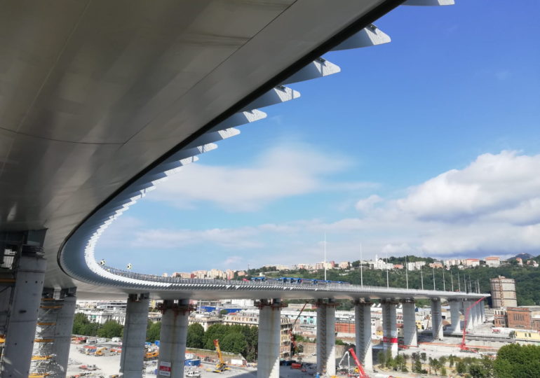 Il nuovo ponte di Genova sarà inaugurato il 3 agosto