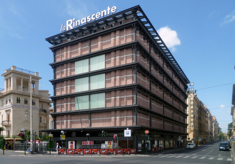Rinascente annuncia remodeling dello storico store di Roma in Piazza Fiume