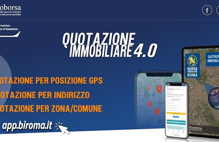 Presentata a Roma la web app 'Quotazione Immobiliare 4.0'
