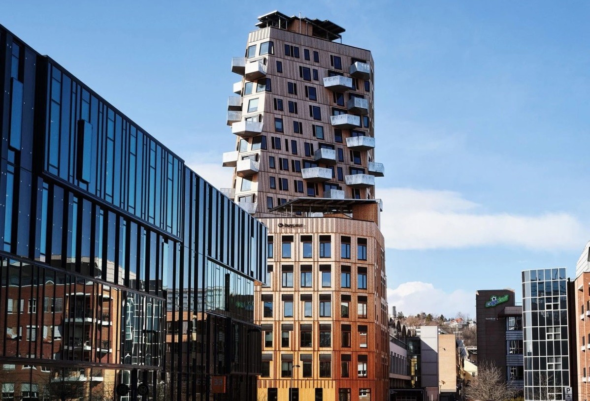 Un edificio residenziale e direzionale a Oslo perfettamente sostenibile